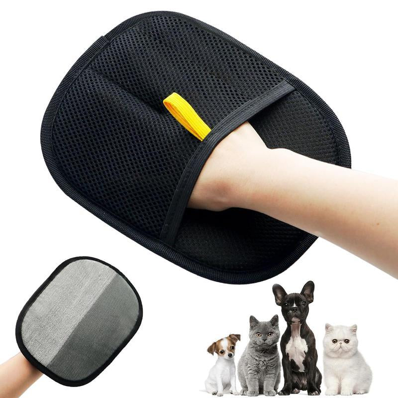Pet Hair Remover Glove, Electrostatic Removal Gloves for Pet Hair, Pet Hair Remover Gloves for Dog & Cat, Reusable Pet Hair Remover Glove for Carpet, Couch, Clothing, Furniture(Use Horizontally)