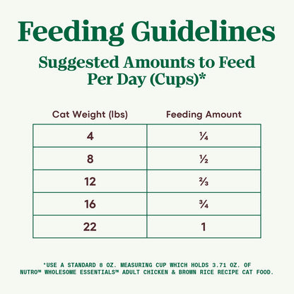 Wholesome Essentials Adult Dry Cat Food, Chicken & Brown Rice Recipe, 5 Lb. Bag